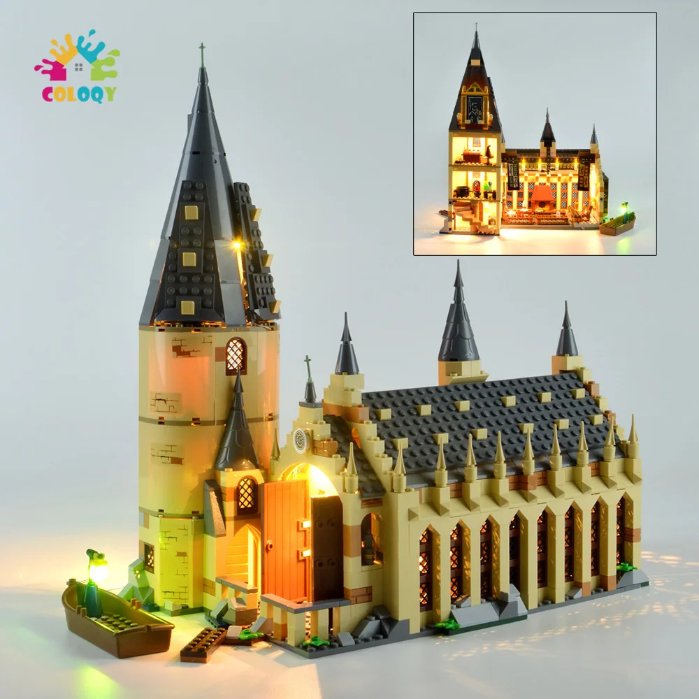 

COLOQY Toys LED Light Kit For 39144 Magic Castle Great Hall Building Blocks Compatible With 75954(Not Include The Model)