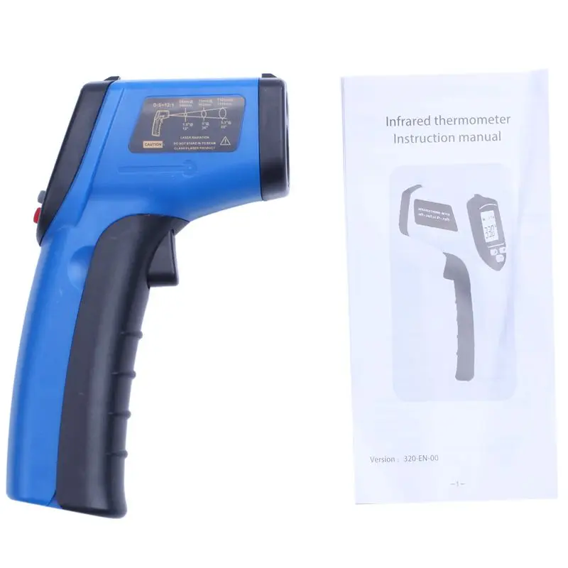 Digital Infrared Thermometer, Non-Contact IR Temperature Gun Instant-read with 2 AAA Batteries(Included) Emissivity 0.95(fixed