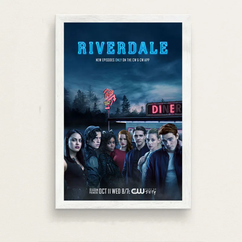 Горячая ривердейл Сезон 2 3 ТВ сериал шоу поп Фильм аниме постер и принты художественная живопись настенные картины для гостиной домашний декор - Цвет: 04