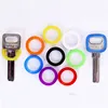 8Pcs Random Color Hollow Silicone Key Cap Covers Topper Key Holder Elastic Keyring Rings Key Case Bag Organizer Wallets 2021 new 3