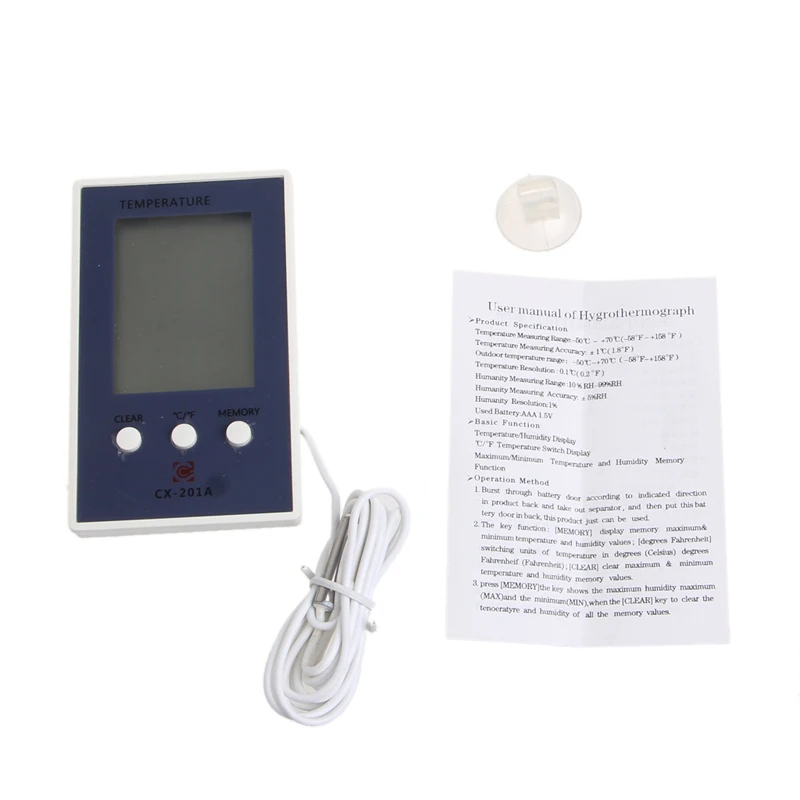 

AIMOMETER LCD Digital Thermometer Hygrometer Temperature Humidity Measurer Tester
