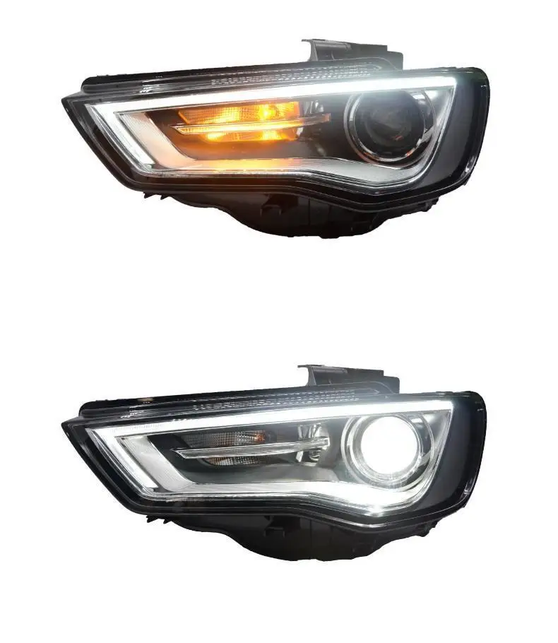 Neblineros дневные ходовые огни Luces Para Автомобильные светодиодные Drl автомобильные наружные фары автомобильные огни в сборе 14 15 16 для Audi A3