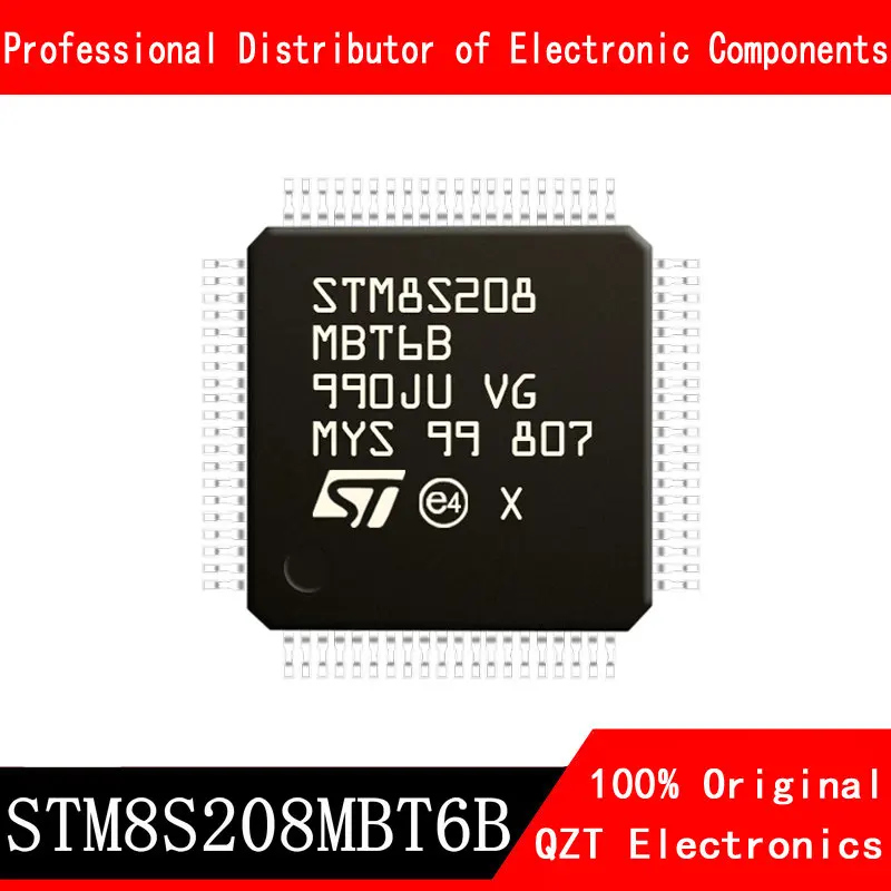 5pcs/lot new original STM8S208MBT6B STM8S208 LQFP80 microcontroller MCU In Stock