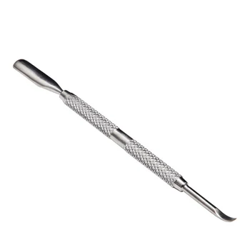 

1 Big Size Stainless Steel Cuticle Pusher Remover Spoon Trimmer Metal Double Sided Finger Dead Skin Push Nail Art Pedicure Tool