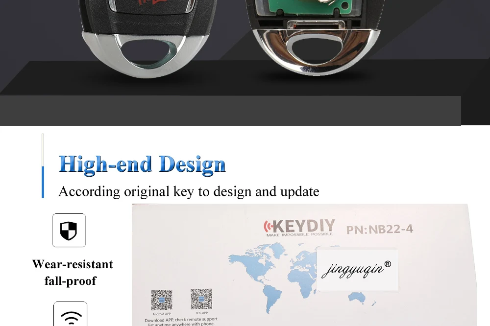 Keyforkess 5X KEYDIY originale KD900/KD-X2 programmatore chiave NB22-4 telecomando universale multifunzionale per tutte le serie B NB chiave - H956f03b3c82c45ee94cd26af1f74850bb