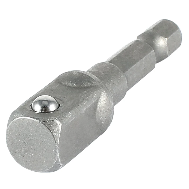 

Impact Driver/Drill 1/4inch Hex Hexagon Shank to 3/8inch Socket Adapter Set for Quick Change 1/4 Chuck Systems or Directly