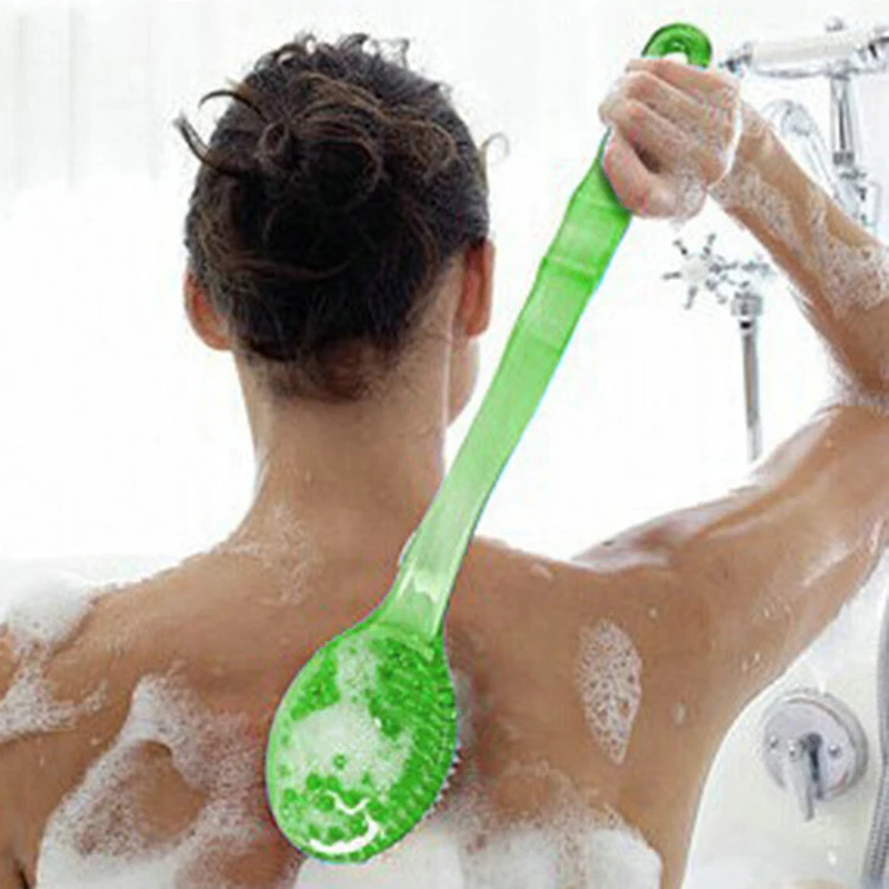 Massager Scrubber-Brushes Bath-Shower-Sponge Skin-Care Exfoliating-Scrub Back-Body Long-Handle