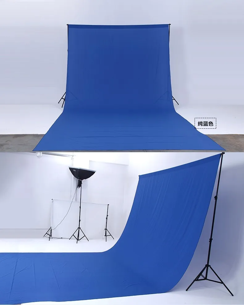 3*4 м зеленый экран фон для фотосъемки полиэстер хлопок белый черный синий
