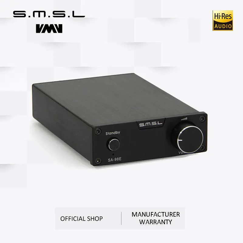 Цифровой усилитель SMSL SA 98E 160W * 2 большой мощности Hi Fi TDA7498E класс T с адаптером