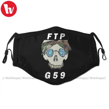

Ftp Mouth Face Mask Suicide Boys Skull Facial Mask Cool Kawai with 2 Filters for Adult