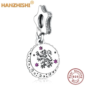 

925 Sterling Silver Gryffindor Ravenclaw Hufflepuff Slytherin Dangle Charm Beads Fits Original Pandora Charm Bracelet Jewelry