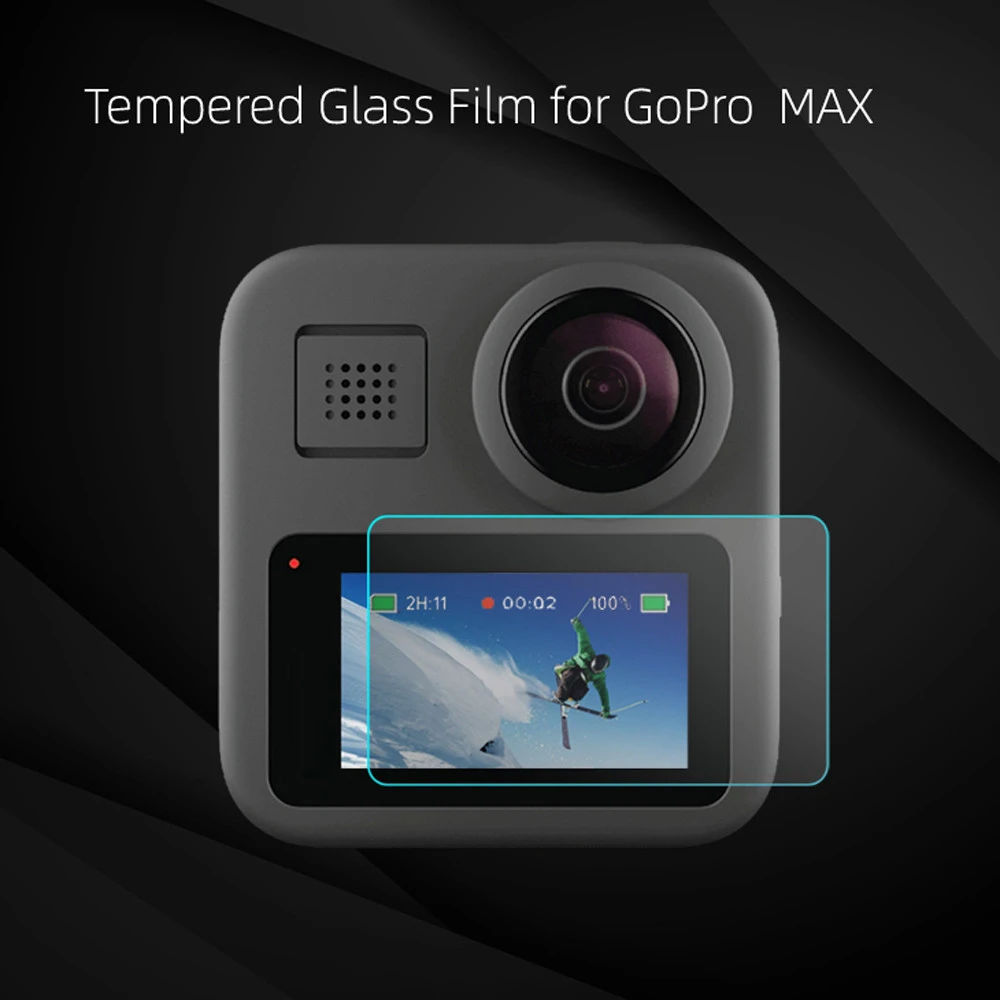 Tempered Glass Camera Flim For Go Pro Max 360 Sport Camera For Gopro Accessories Screen Protector Cover Protection 2 Pack 19nov Sports Camcorder Cases Aliexpress