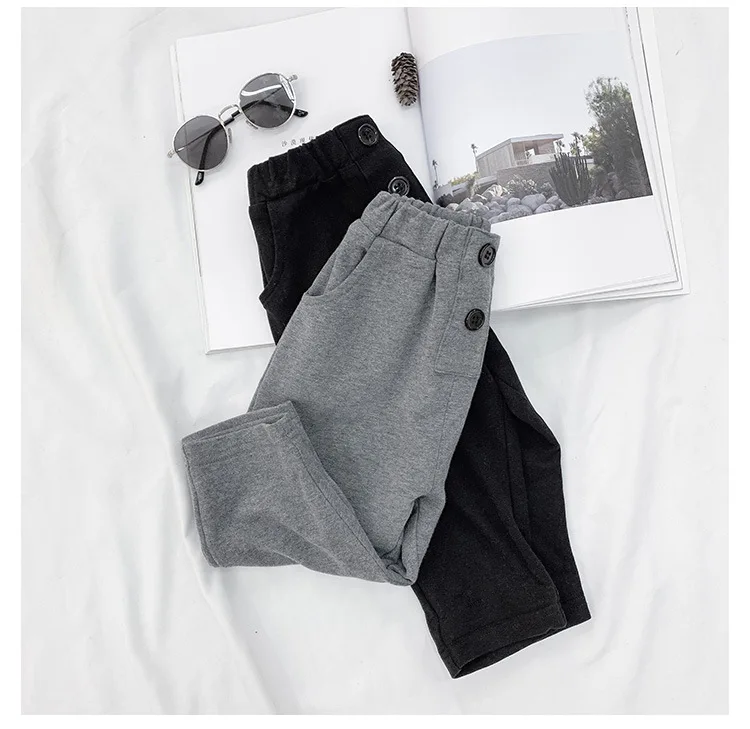 Baby Boy Pants Casual Harem Pants 1 2 3 4 5 6 Years Toddler Baby Autumn Trousers Elastic Waist Sweatpants Children Pants