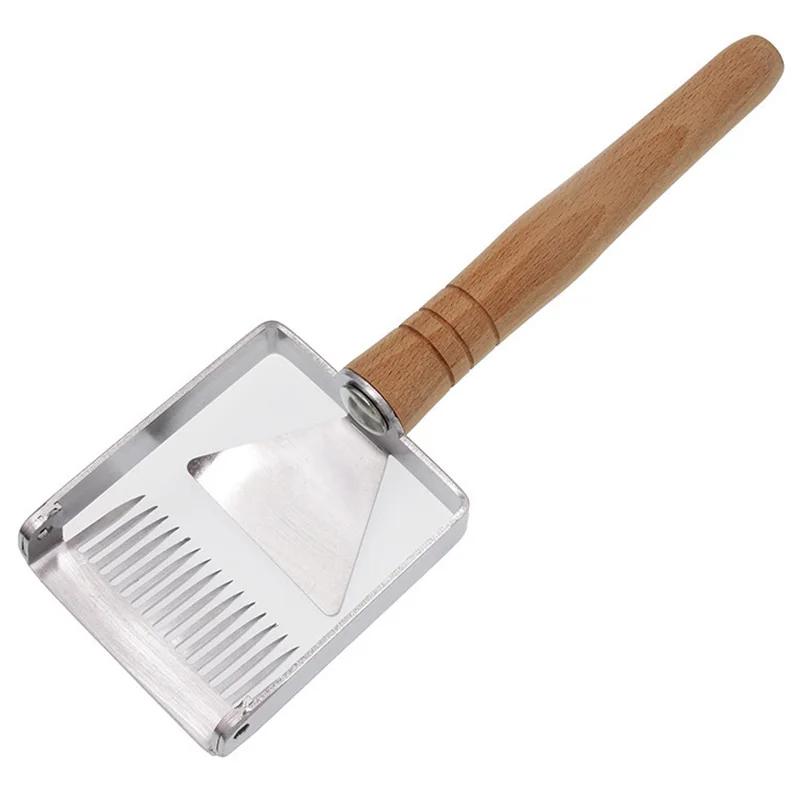 

10 Pcs advantage Bee Uncapping Fork Iron Honeycomb Honey Scraper Wooden Handle Beekeeping Tool Equipment Uncapping Fork