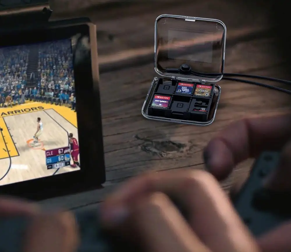 Чехол для игровой карты подходит Nintendo Switch 12 держателей игровых картриджей