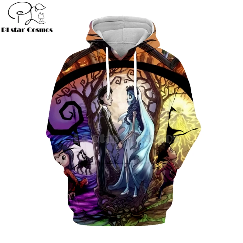 

PLstar Cosmos jack skellington Jack Sally 3d hoodies/Sweatshirt women men Nightmare Before Christmas Halloween streetwear-31