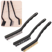 3 шт большой и маленький Набор Щеток Для Чистки стальной проволоки/латунь и нейлон 7/9 дюйма