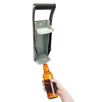 

2020 Hot Sale 16oz Beer Can Crusher Wall Mounted Hand Push Soda Cans Bottle Opener Iron Bottle Crushing Recycling Tool Accessory