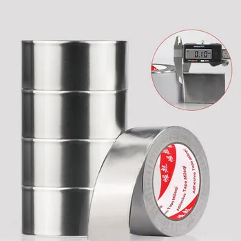 

20m Aluminum Foil Tape Sealed Tube Heat Resistant Fire Resistant Waterproof Heat Resistant High Temperature Shielding Tool