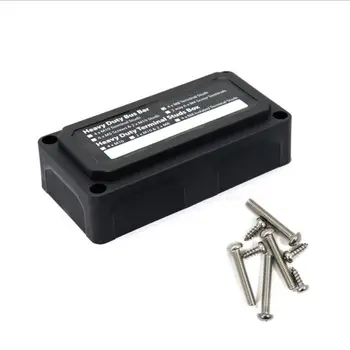 

Heavy-Duty Module Design Bus-Bar Box Terminal Board 300A with Terminal Studs Car Styling Highest amperage rated bus bar