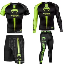 T shirtMMATrunks jerseys gym short sleeved printed boxing MMA shorts trunks men kickboxing muay thai boxeo grappling thai