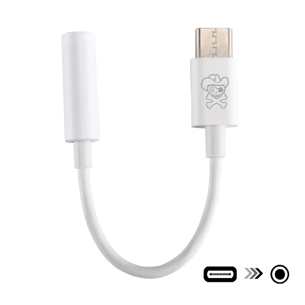 HAWEEL ENKAY Hat-Prince USB-C/type-C до 3,5 мм ABS аудио адаптер, длина: около 10 см