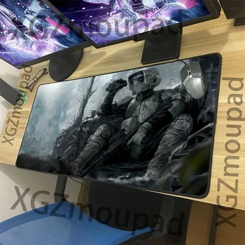 

XGZ Large Mouse Pad Lock Edge HD Star Wars Computer Keyboard Custom Table Mat Natural Rubber Non-slip 900x400/600x300 Xxl