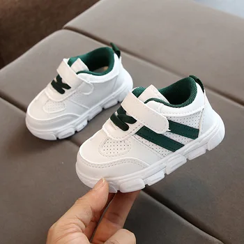 

Boys Sneakers For Kids Shoes Baby Casual PU Light Toddler Girls Run Shoes Fashion Brand White Sport Breathable Child Shoes 1 2 3