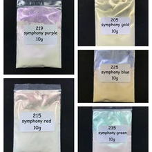 10 г/20 г перламутровый пигмент белая симфония Русалка пудра макияж тени для век краски мыло краситель мыло пигментный слюдяной порошок блеск для ногтей