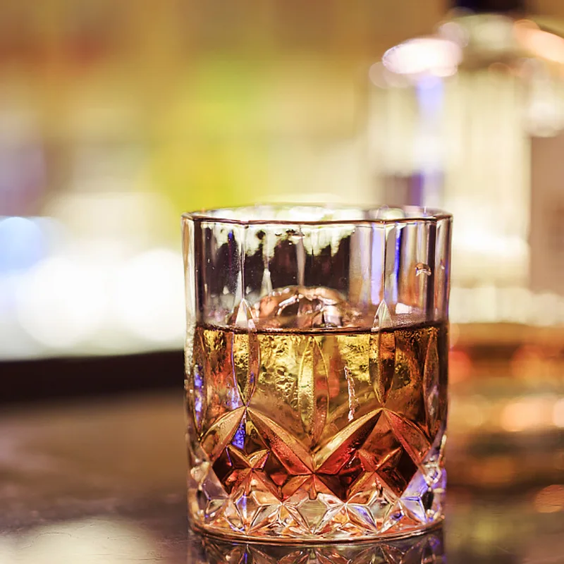 欧式威士忌杯家用水晶玻璃杯创意洋酒杯烈酒杯洋酒酒具钻石啤酒杯_3