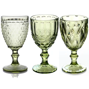 

portsble wine glass drinking glasses 3pcs / lot wedding party wine cup glassware water glasses for drinking christmas 300ml 10oz
