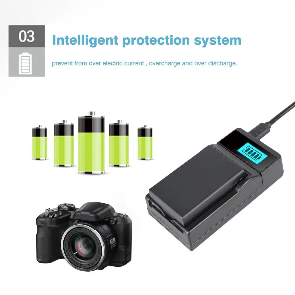 2 шт EN-EL9 7,4 V 1300mAh Сменный литий-ионный аккумулятор+ USB зарядное устройство для одной камеры с ЖК-дисплеем