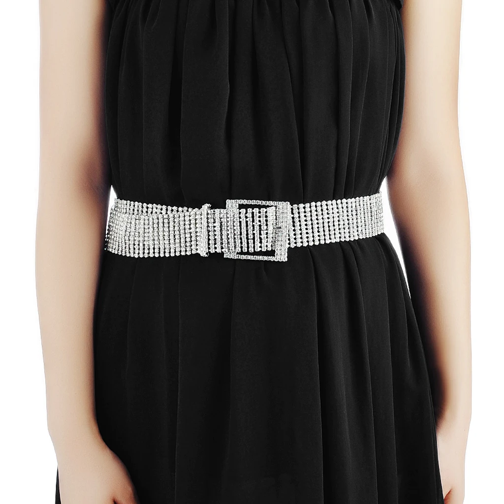 Diamante Chain Belt Medium width 