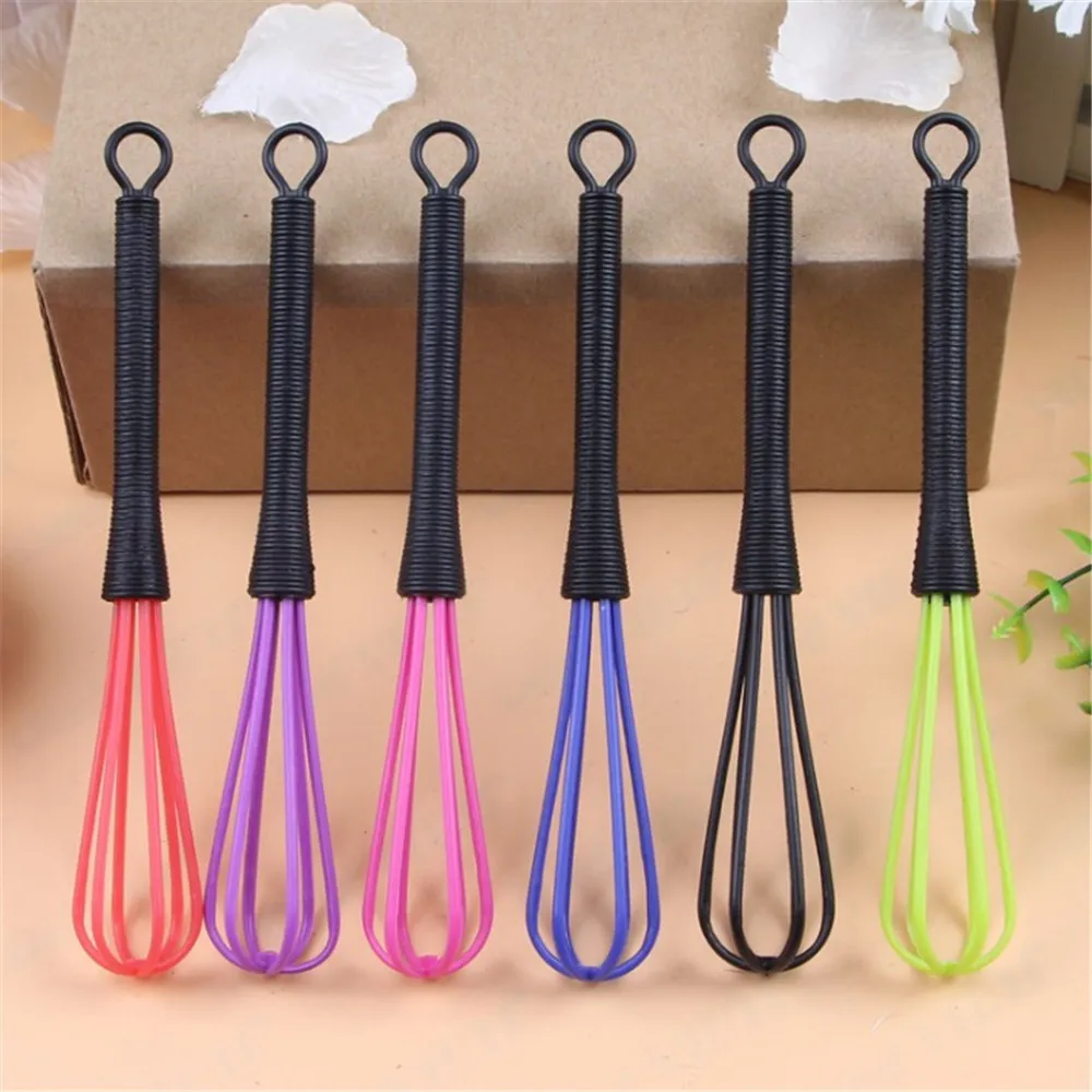 Whisks,5PCS Plastic Whisk Mixer Tool for Kitchen Salon Barber