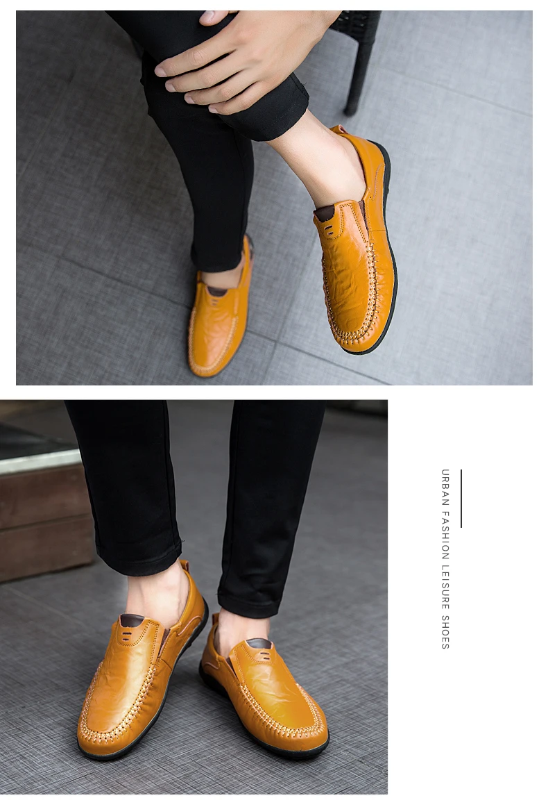 Fhlyiy/размеры 38-47, мужская обувь повседневная обувь на плоской подошве мужские кожаные лоферы без шнуровки, Мужская удобная обувь черного цвета мужские роскошные дизайнерские лоферы