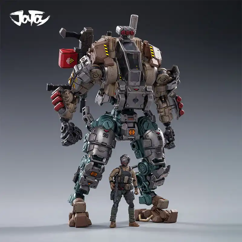 JOYTOY 21cm Iron Bone 02 Attacker Armor Assembly PVC Action Figure