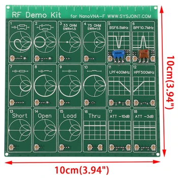 

RF Demo Kit NanoVNA RF Tester Board Filter Attenuator For NanoVNA-F Vector Nerw