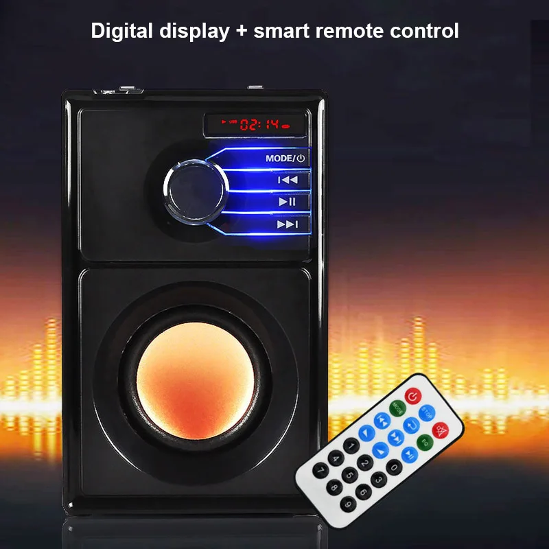 Мини беспроводной Bluetooth динамик деревянный сабвуфер Mp3 Play FM радио портативный компьютер GK99