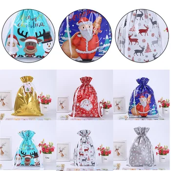 

Drawstring Gift Bags Christmas Present Wrap Wedding Birthday Decoration