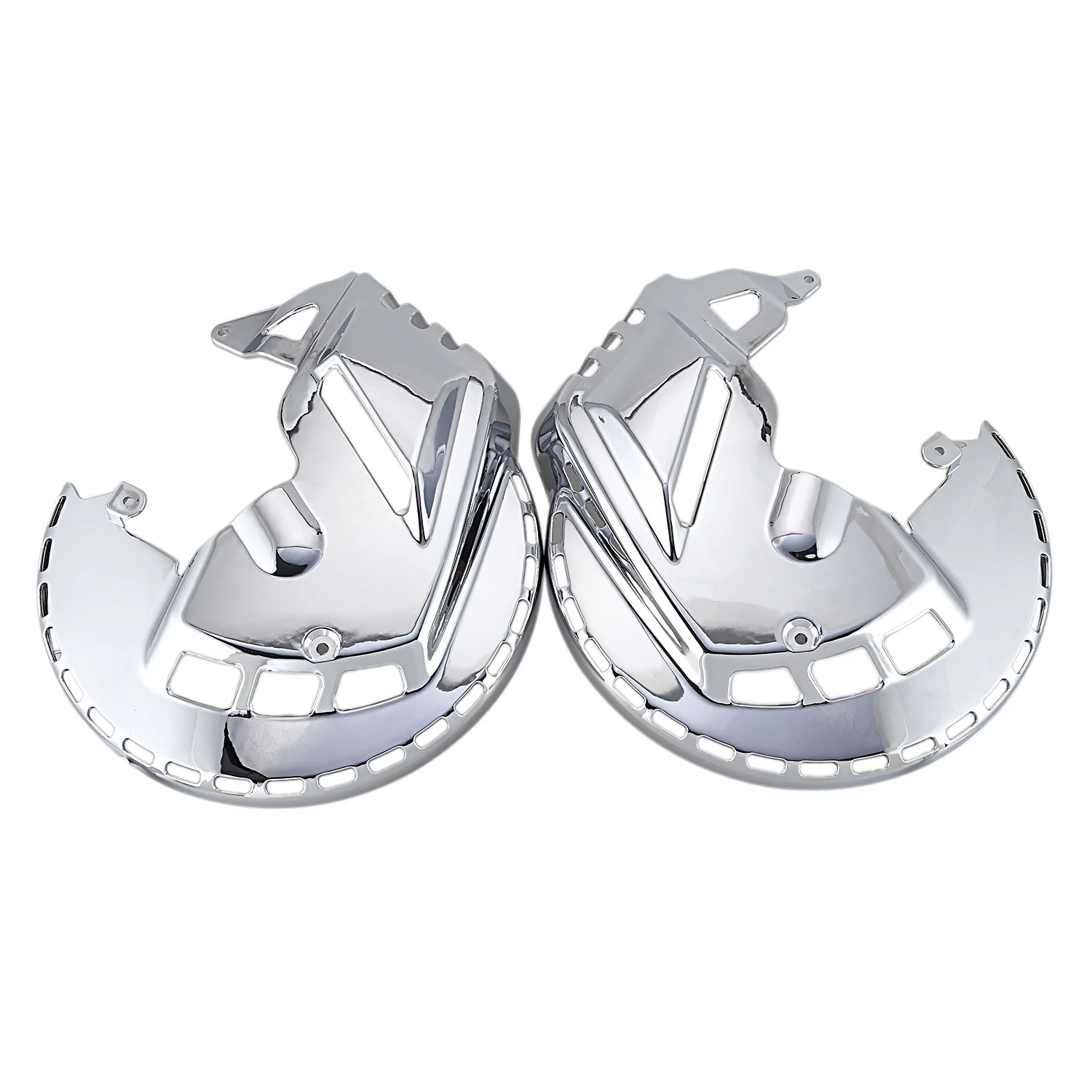 

Motorcycle Front Brake Rotor Covers Led Ring Of Fire Moto Brake Cover Light Case for Honda Gl1800 Goldwing 2001-2014