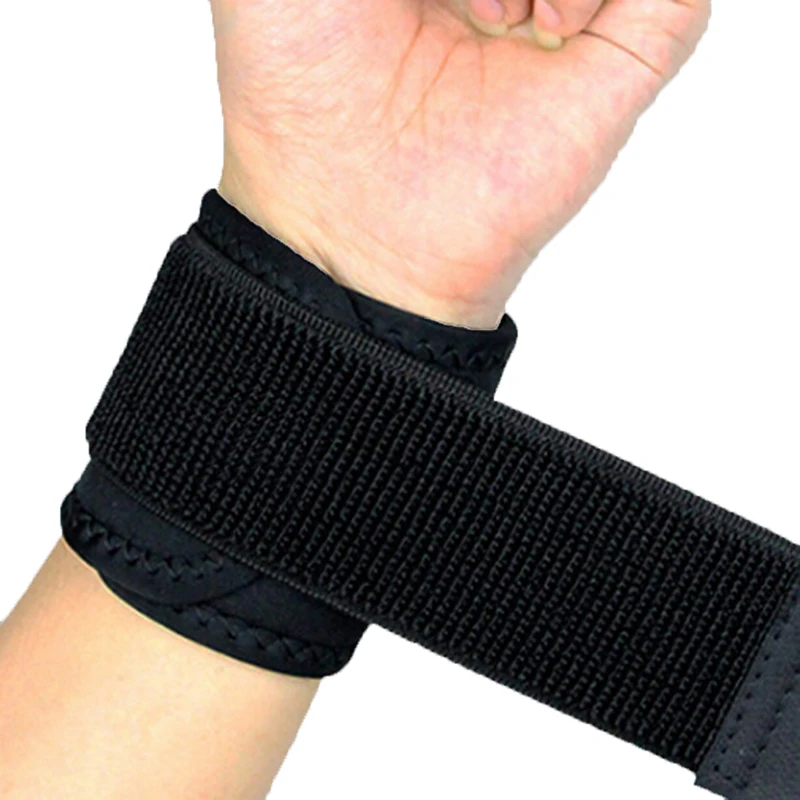 

Adjustable Soft Wristbands Wrist Support Bracers Gym Sport Basketball Carpal Protector Breathable Wrap Band Strap Safety