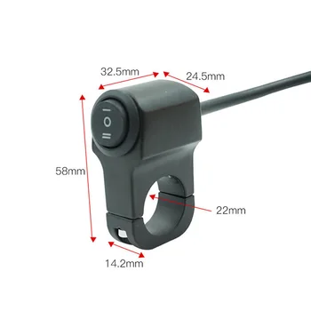 

Black Handlebar Switch Motorcycle Headlight Replacement Aluminum Alloy