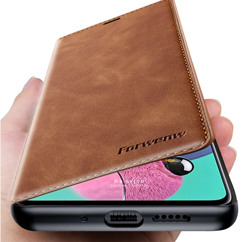 

Leather Wallet Flip Case for Samsung A 51 Card Stand Cover Case For Samsung Galaxy A51 A71 2019 Coque Etui SM-A515F SM-A715F