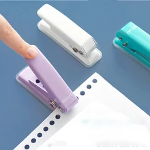 

Cute Mini Binder Hole Punch For Journal Paper Ring DIY Paper Cutter Craft Machine 6MM Hole Office School Stationery Wholesale