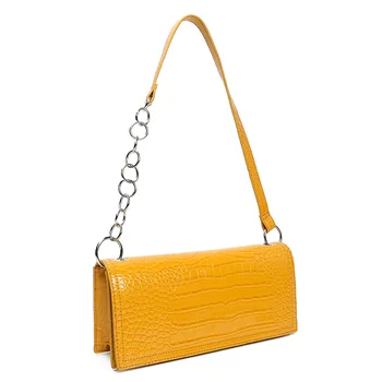 

High Quality Vintage Shoulder Bag Women Totes Crocodile Leather Retro Handbag and Purse Summer Style Female Bag