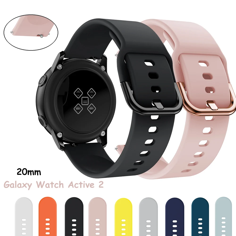 

Ремешок для часов 20 мм 22 мм, браслет для Samsung Galaxy watch active 2/46 мм/42 мм/Gear s3 huawei watch gt 2 amazfit bip/gtr 47 мм