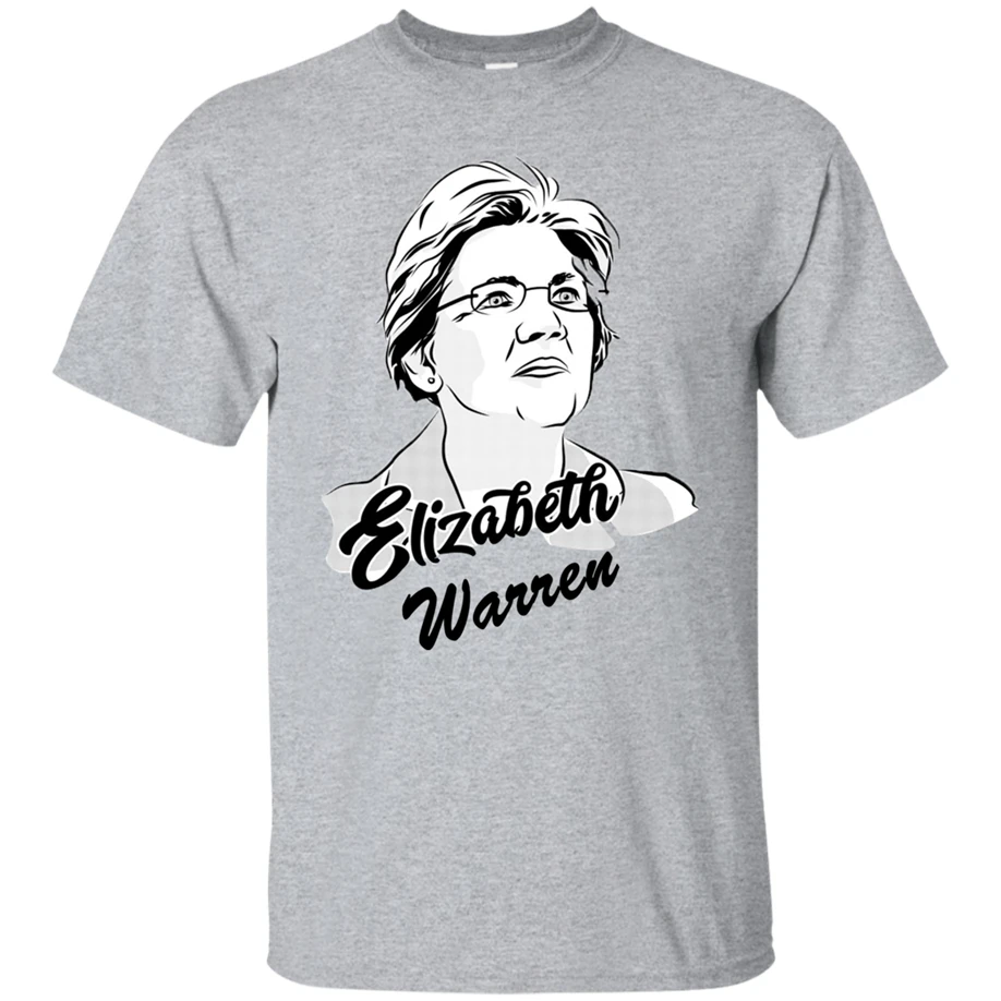 Елизаветы Warren Fauxcahontas Для женщин Мужская футболка короткий рукав S 2Xl Прохладный