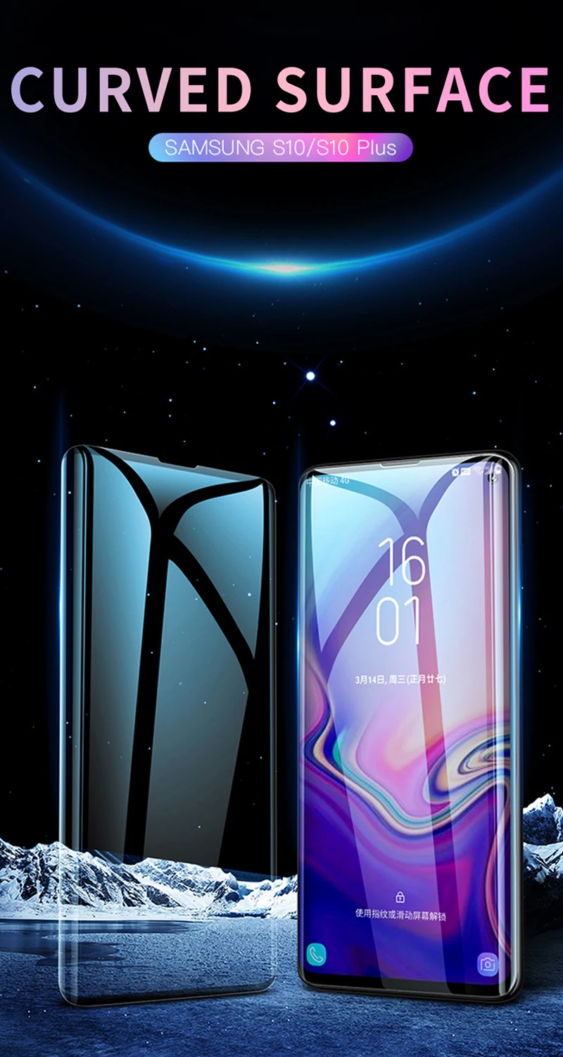 2-в-1 Камера стекло на самсунг s10 плюс стекло Samsung S10-e 3D ззащитное стекло Samsung A50 стекло Экран протектор стекло samsung galaxy s10 plus ззащитное стекло самсунг s10 стекло samsung s10 glass