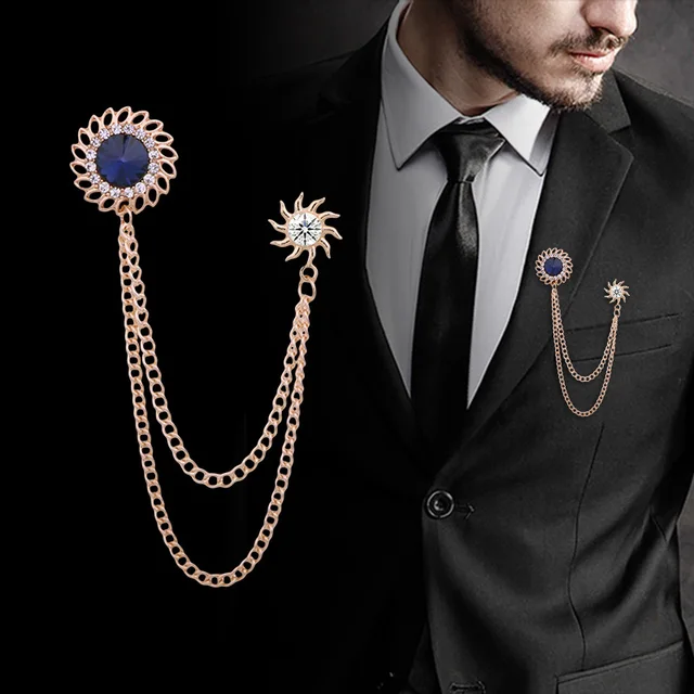 chanel men brooches