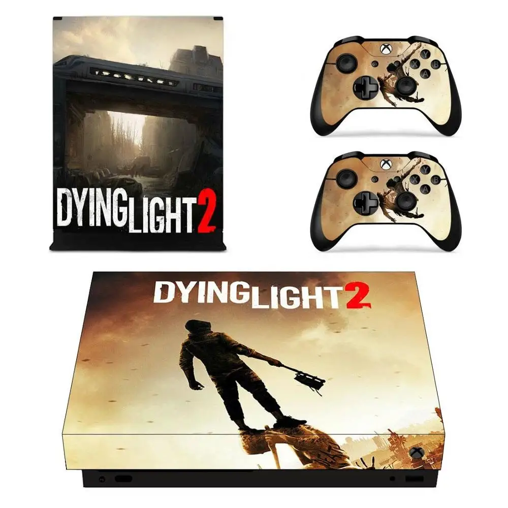 Для Xbox One X стикер s Dying Light наклейка на кожу Наклейки Обложка Pegatinas Adesivo для Xbox one X консоли пульта дистанционного управления скины - Цвет: YSX1X1330